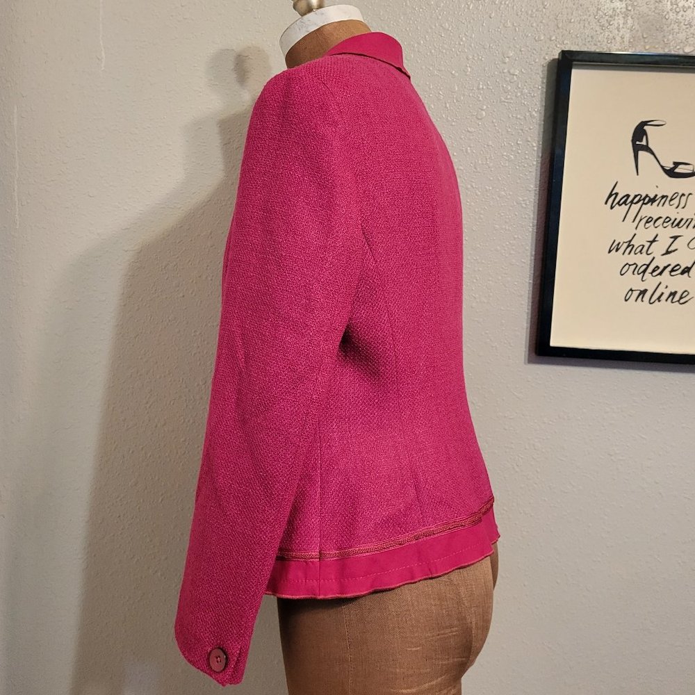 Rena Lange Raspberry Pink Jacket - Picture 4 of 8